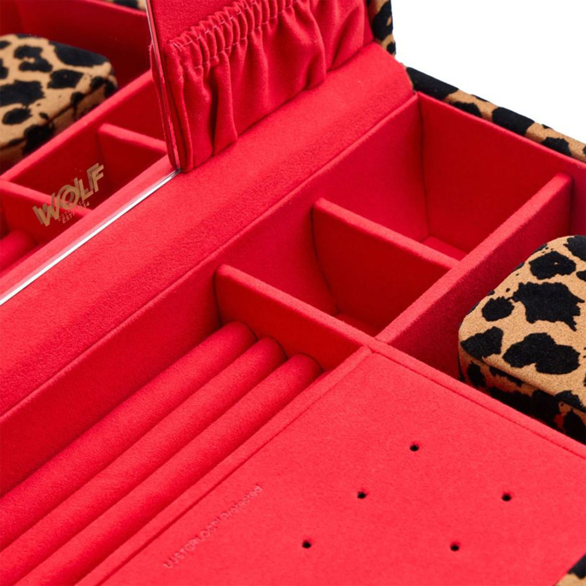 Savanna Leopard Print Medium Jewellery Box simple Pursuit