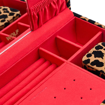 Savanna Leopard Print Medium Jewellery Box simple Pursuit