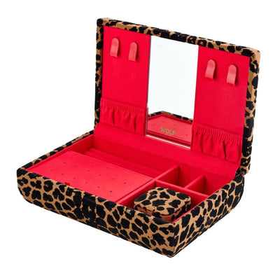 Savanna Leopard Print Medium Jewellery Box simple Pursuit