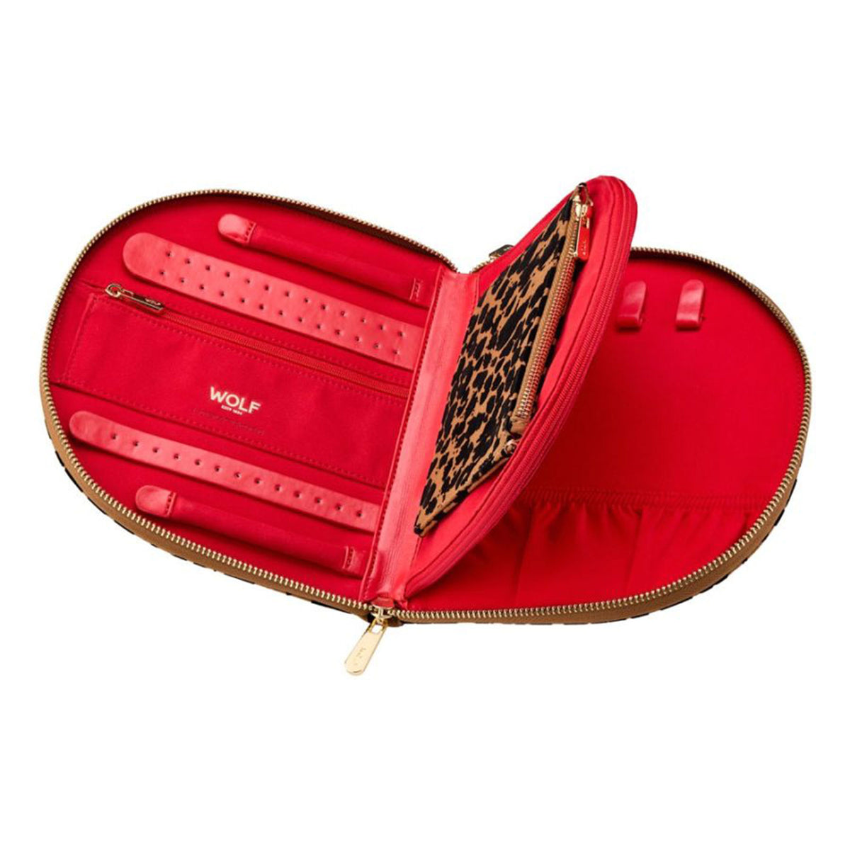 Savanna Leopard Print Jewellery Portfolio simple Pursuit