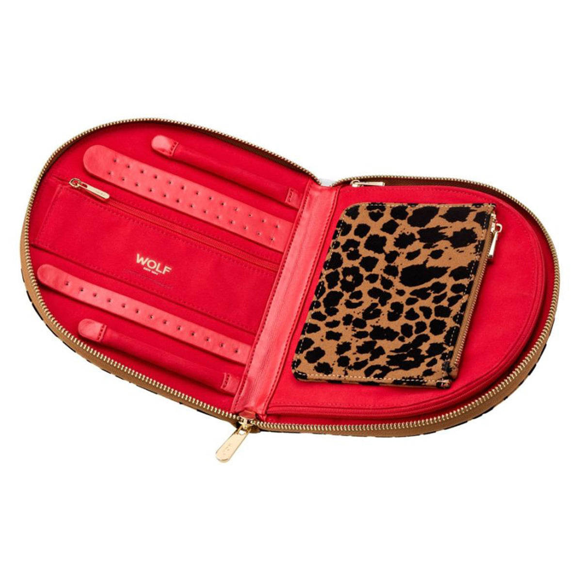 Savanna Leopard Print Jewellery Portfolio simple Pursuit