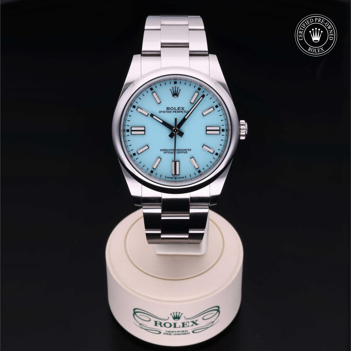 Rolex Certified Pre-Owned Oyster Perpetual 41mm M124300 7064M0D8 simple Pursuit