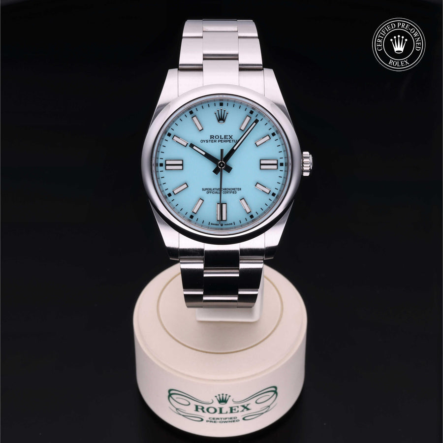 Rolex Certified Pre-Owned Oyster Perpetual 41mm M124300 7064M0D8 simple Pursuit
