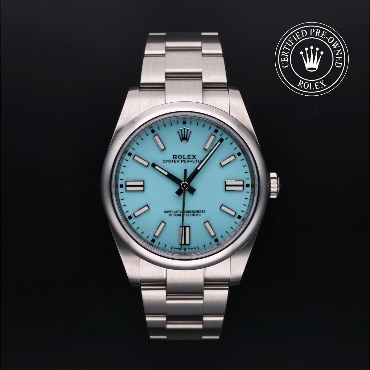 Rolex Certified Pre-Owned Oyster Perpetual 41mm M124300 7064M0D8 simple Pursuit
