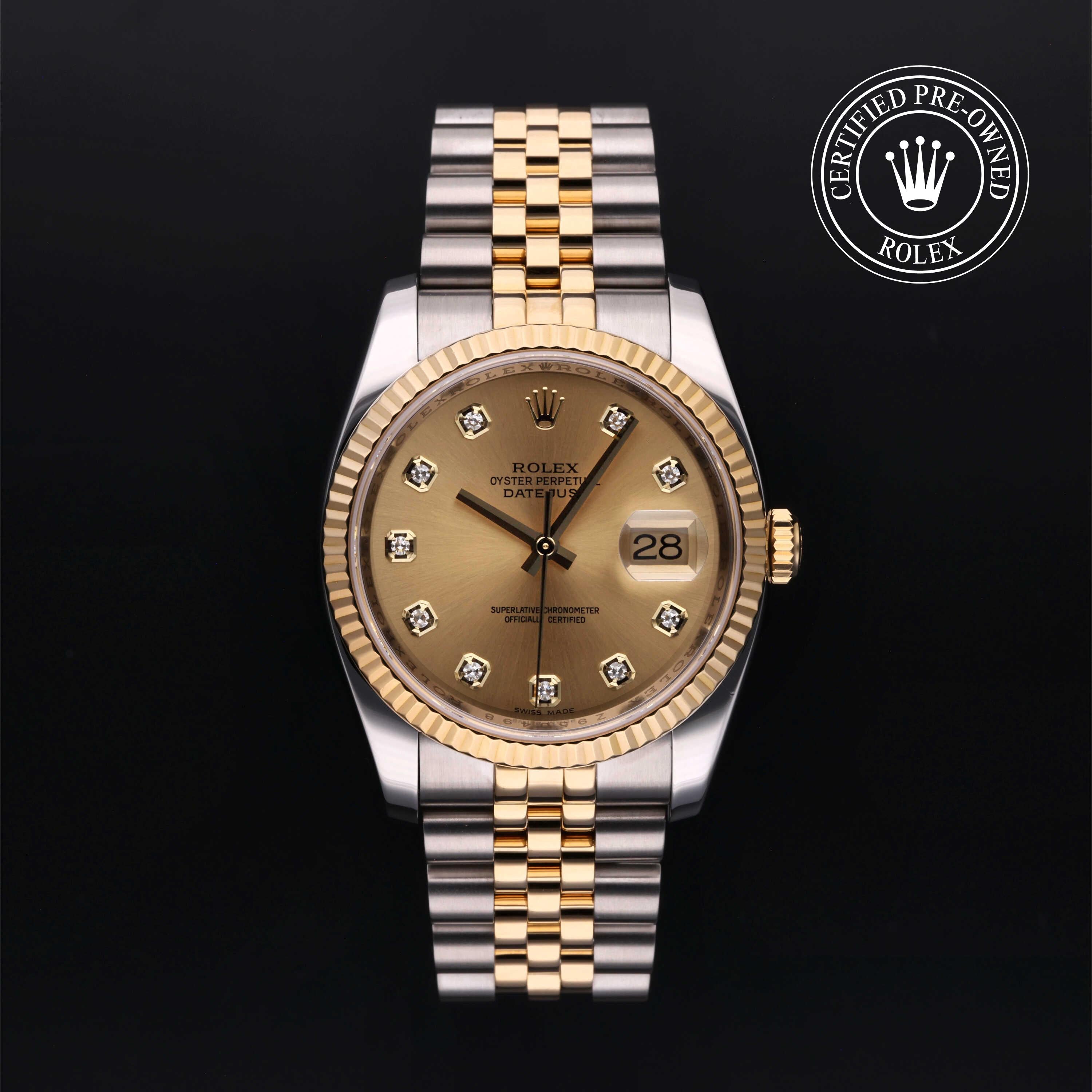 Rolex Certified Pre-Owned Datejust 36mm 116233 Z950498 simple Pursuit