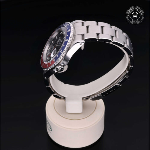 Rolex Certified Pre-Owned GMT Master II 40mm 16710BLRO K195435