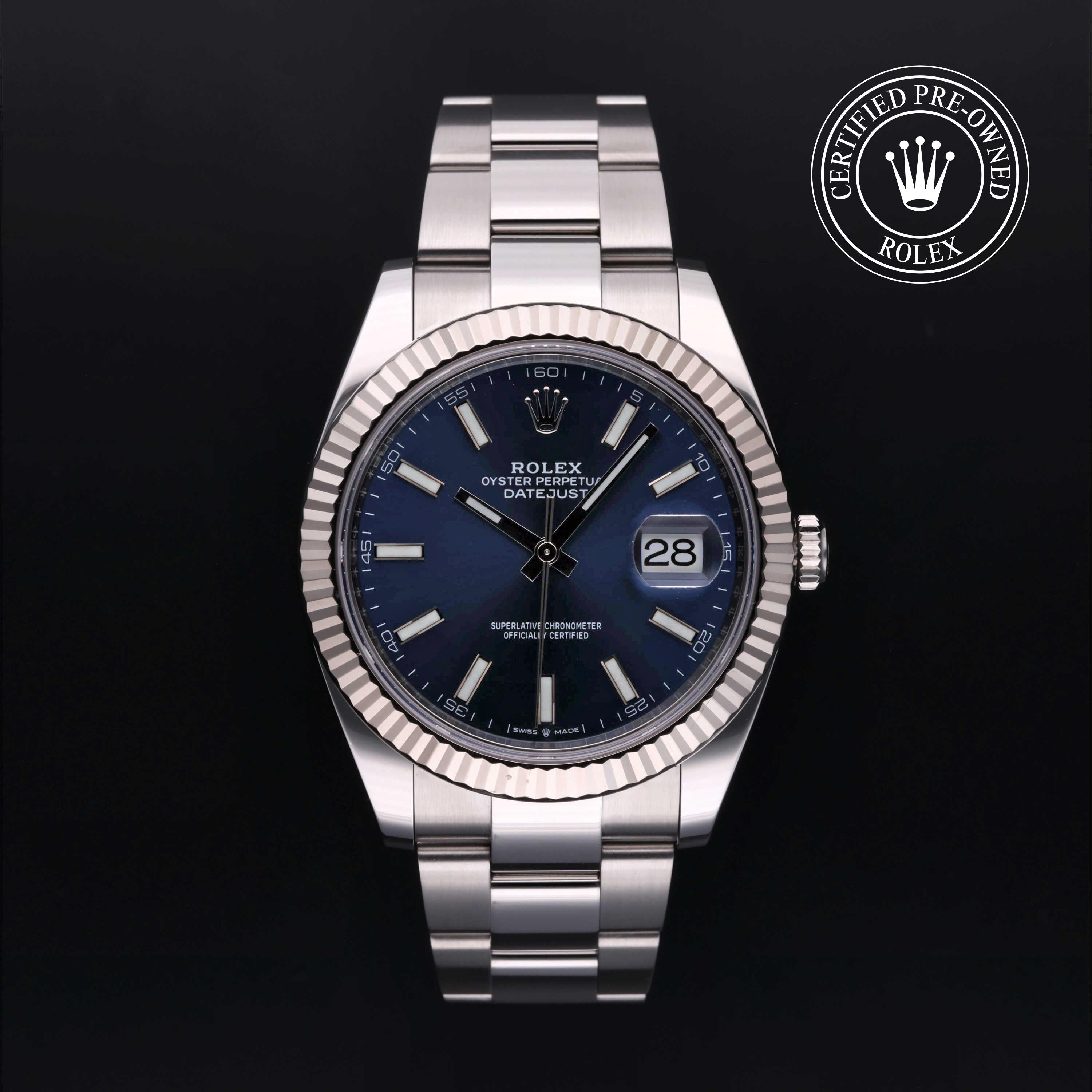 Rolex Certified Pre-Owned Datejust 41mm 126334 8VK62314 simple Pursuit