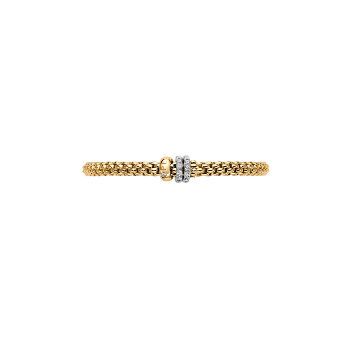 Solo 18ct Yellow & White Gold Diamond Flex'it Bracelet variant Pursuit