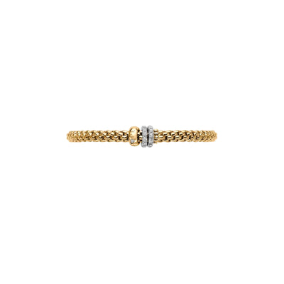 Solo 18ct Yellow & White Gold Diamond Flex'it Bracelet variant Pursuit