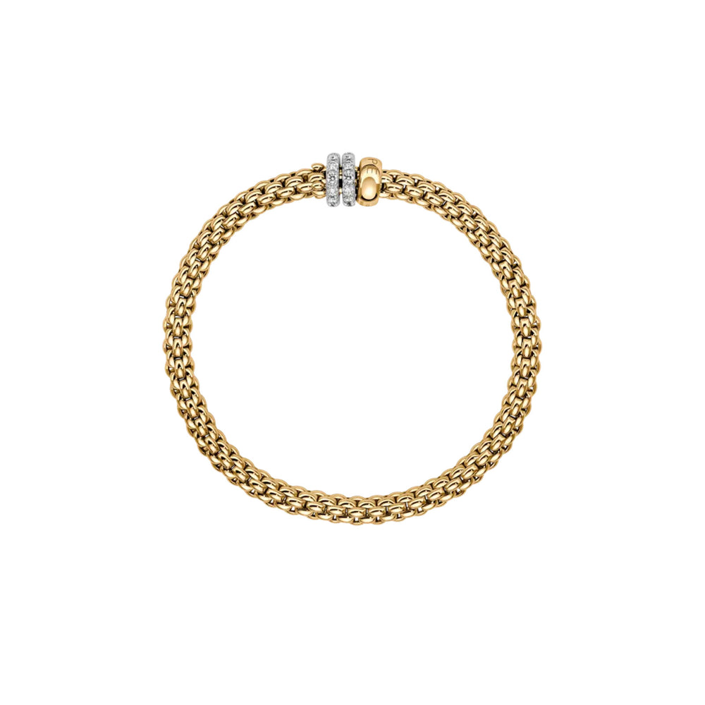 Solo 18ct Yellow & White Gold Diamond Flex'it Bracelet variant Pursuit