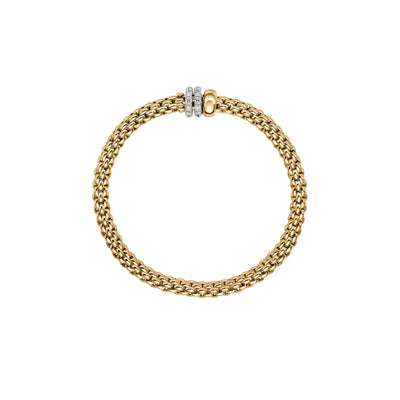 Solo 18ct Yellow & White Gold Diamond Flex'it Bracelet variant Pursuit