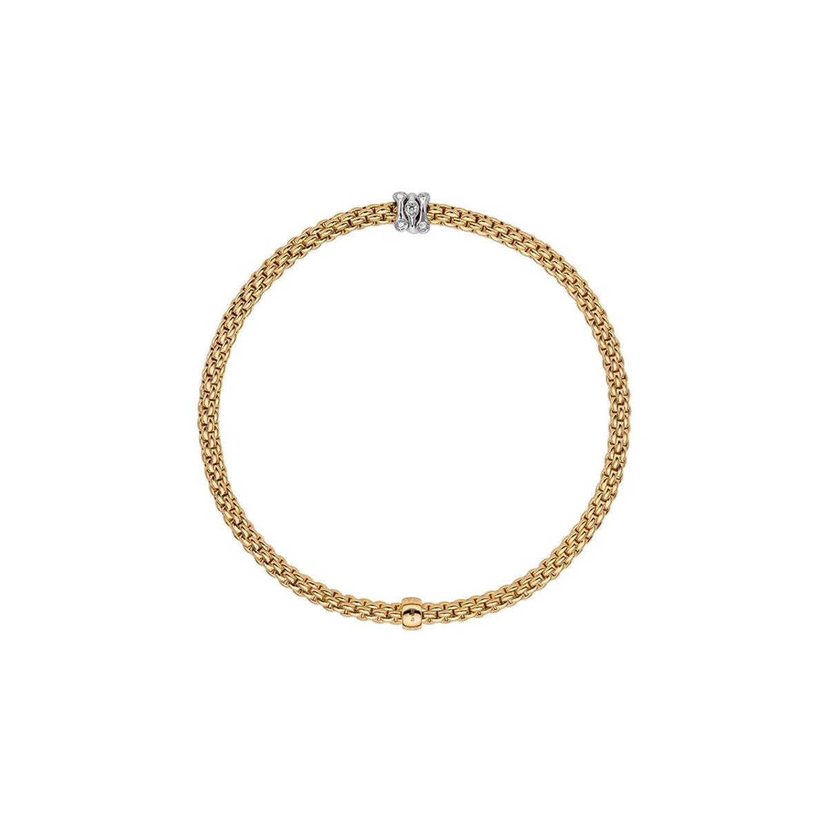 Prima 18ct Yellow & White Gold Diamond Flex'it Bracelet variant Pursuit