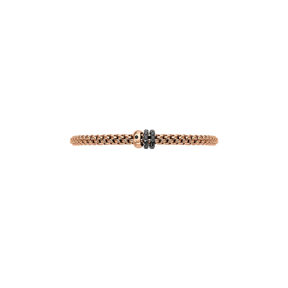 Solo 18ct Rose Gold Diamond Flex'it Bracelet