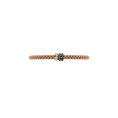Solo 18ct Rose Gold Diamond Flex'it Bracelet