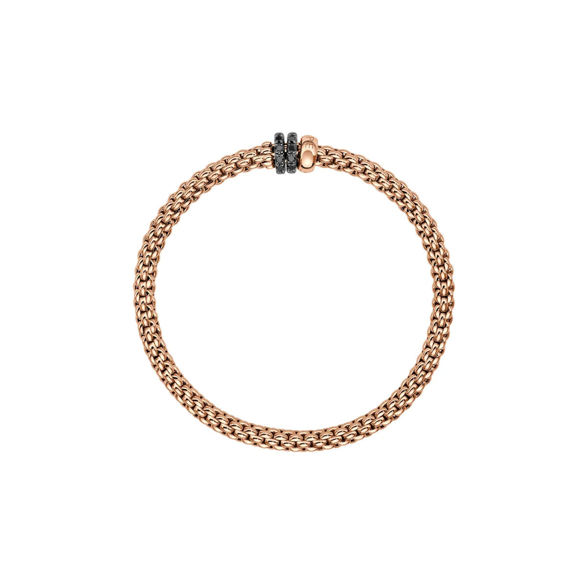 Solo 18ct Rose Gold Diamond Flex'it Bracelet