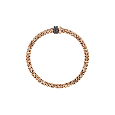 Solo 18ct Rose Gold Diamond Flex'it Bracelet