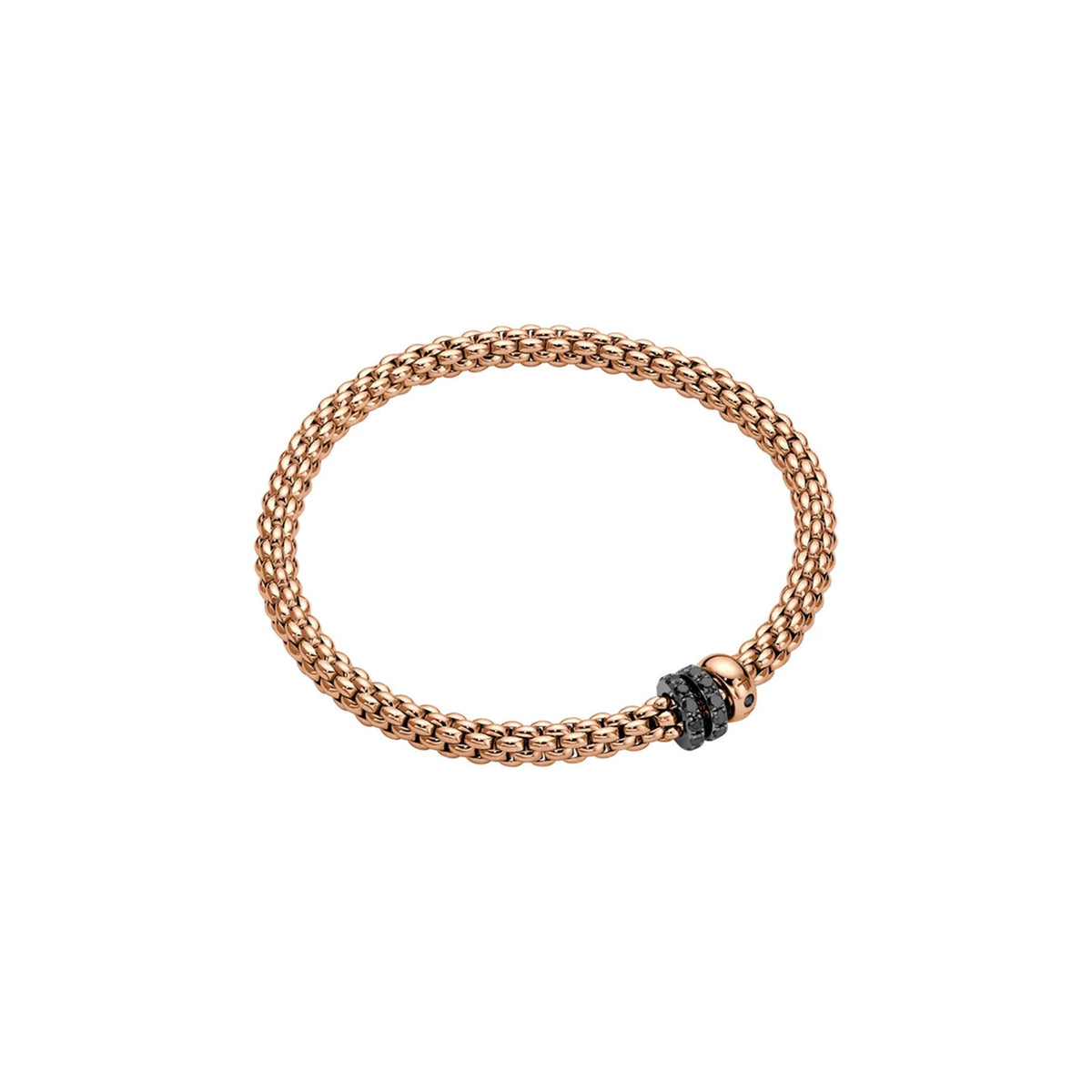 Solo 18ct Rose Gold Diamond Flex'it Bracelet