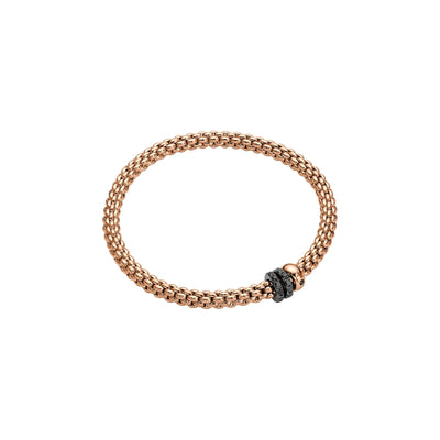 Solo 18ct Rose Gold Diamond Flex'it Bracelet