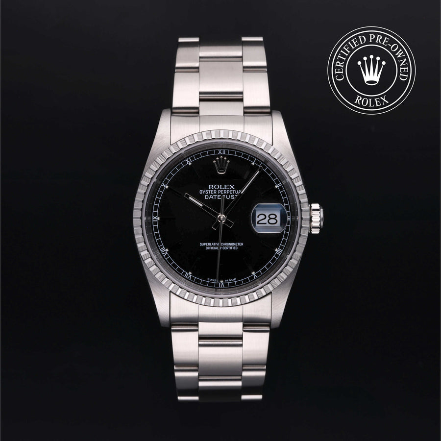 Rolex Certified Pre-Owned Datejust 36mm 16220 F980314 simple Pursuit