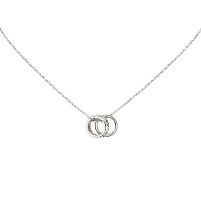 Gucci Icon 18ct White Gold Diamond GG Chain Necklace simple Pursuit