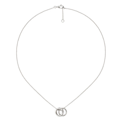 Gucci Icon 18ct White Gold Diamond GG Chain Necklace simple Pursuit