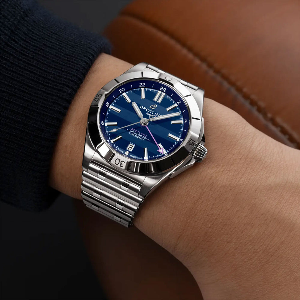Chronomat Automatic GMT 40 Six Nations Scotland variant Pursuit