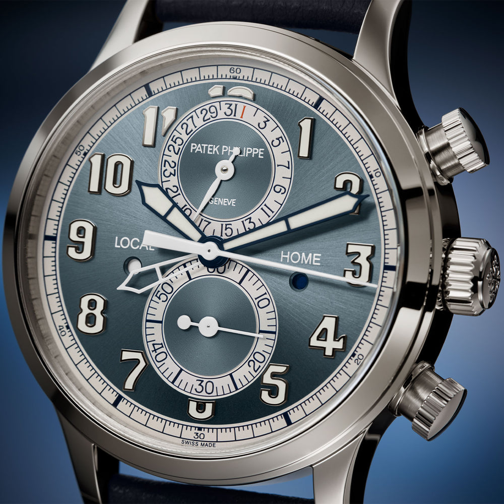 Complications Calatrava Pilot Travel Time & Flyback Chronograph 5924G-001 variant Pursuit