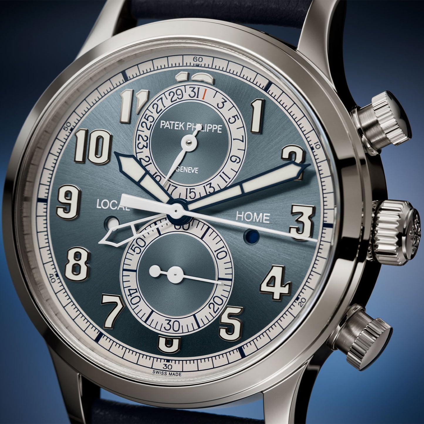Complications Calatrava Pilot Travel Time & Flyback Chronograph 5924G-001 variant Pursuit