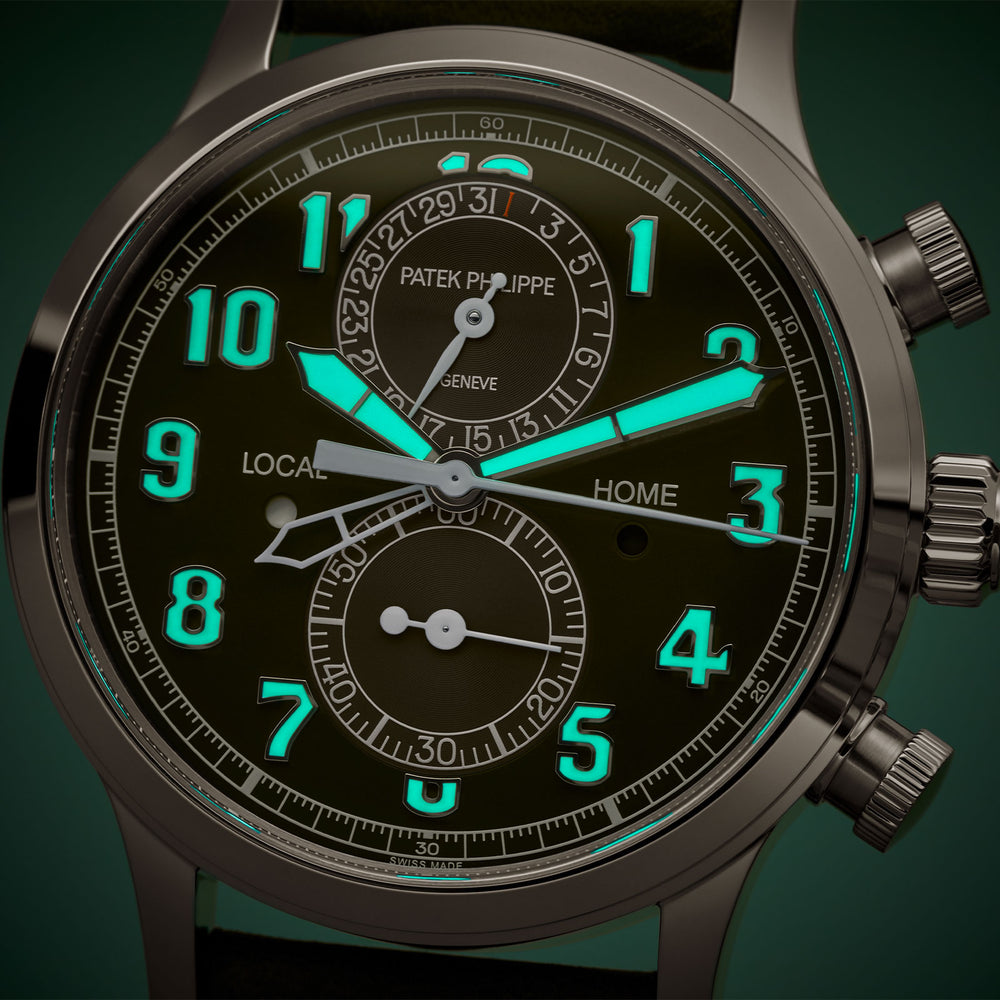 Complications Calatrava Pilot Travel Time & Flyback Chronograph 5924G-010 variant Pursuit
