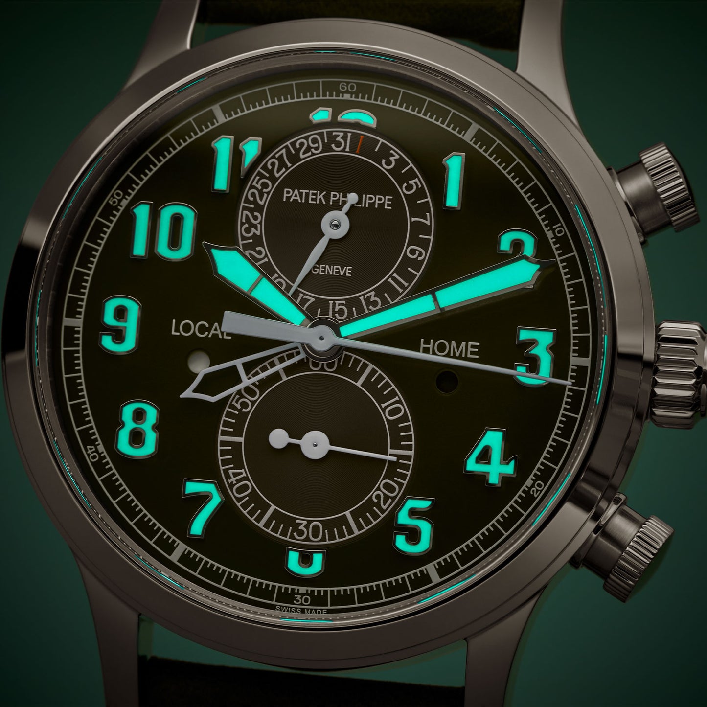 Complications Calatrava Pilot Travel Time & Flyback Chronograph 5924G-010 variant Pursuit