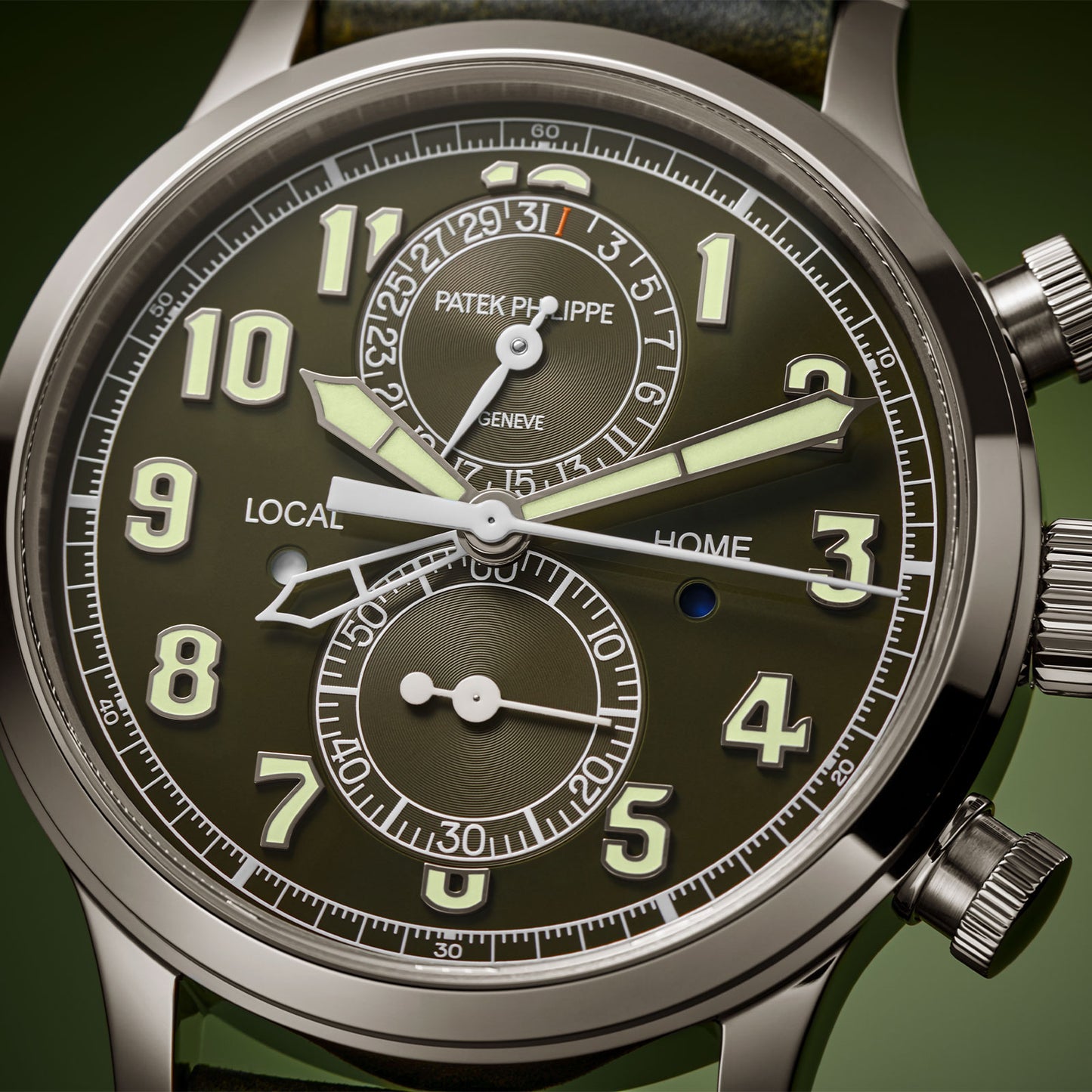 Complications Calatrava Pilot Travel Time & Flyback Chronograph 5924G-010 variant Pursuit