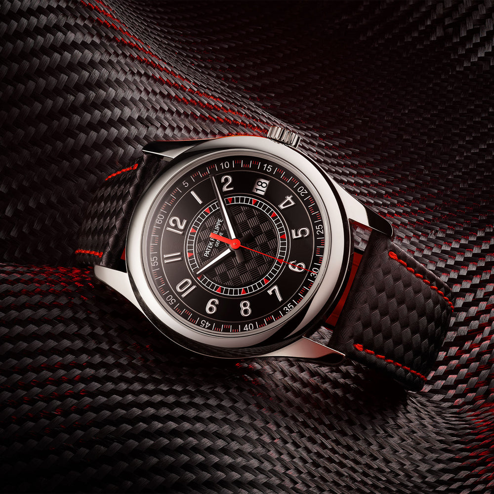 Calatrava Date & Sweep Seconds 6007G-010 simple Pursuit