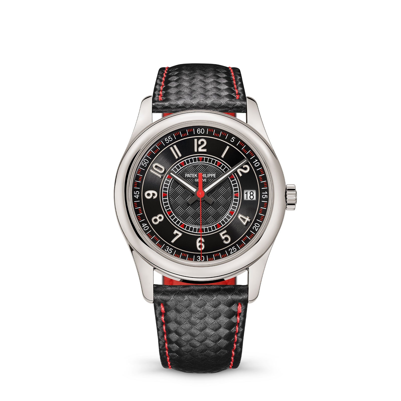 Calatrava Date & Sweep Seconds 6007G-010 simple Pursuit