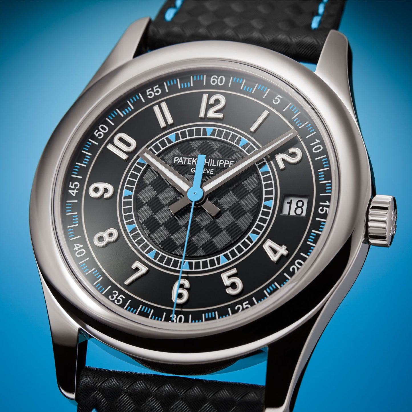 Calatrava Date & Sweep Seconds 6007G-011 simple Pursuit