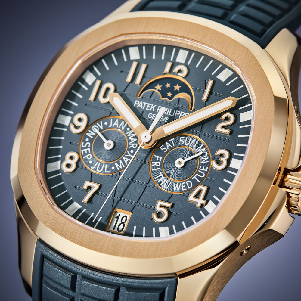 Aquanaut Annual Calendar & Moon Phases 5261R-001 simple Pursuit
