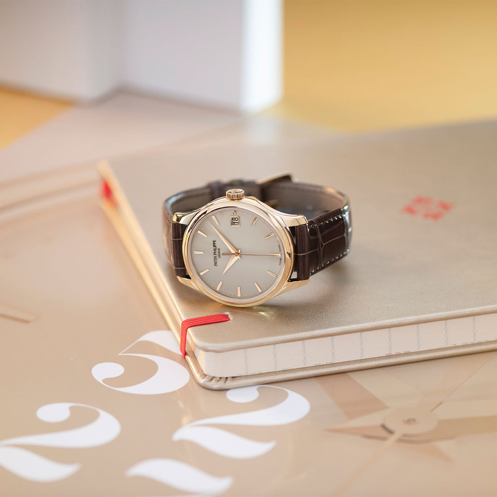 Calatrava Date & Sweep Seconds 5227J-001 simple Pursuit