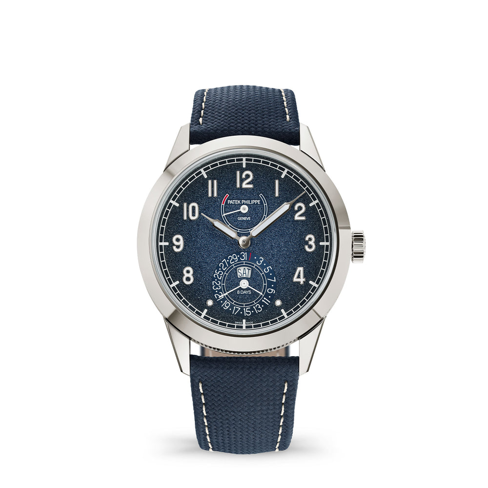 Complications Calatrava 8-Day Power Reserve & Instantaneous Day & Date 5328G-001 simple Pursuit