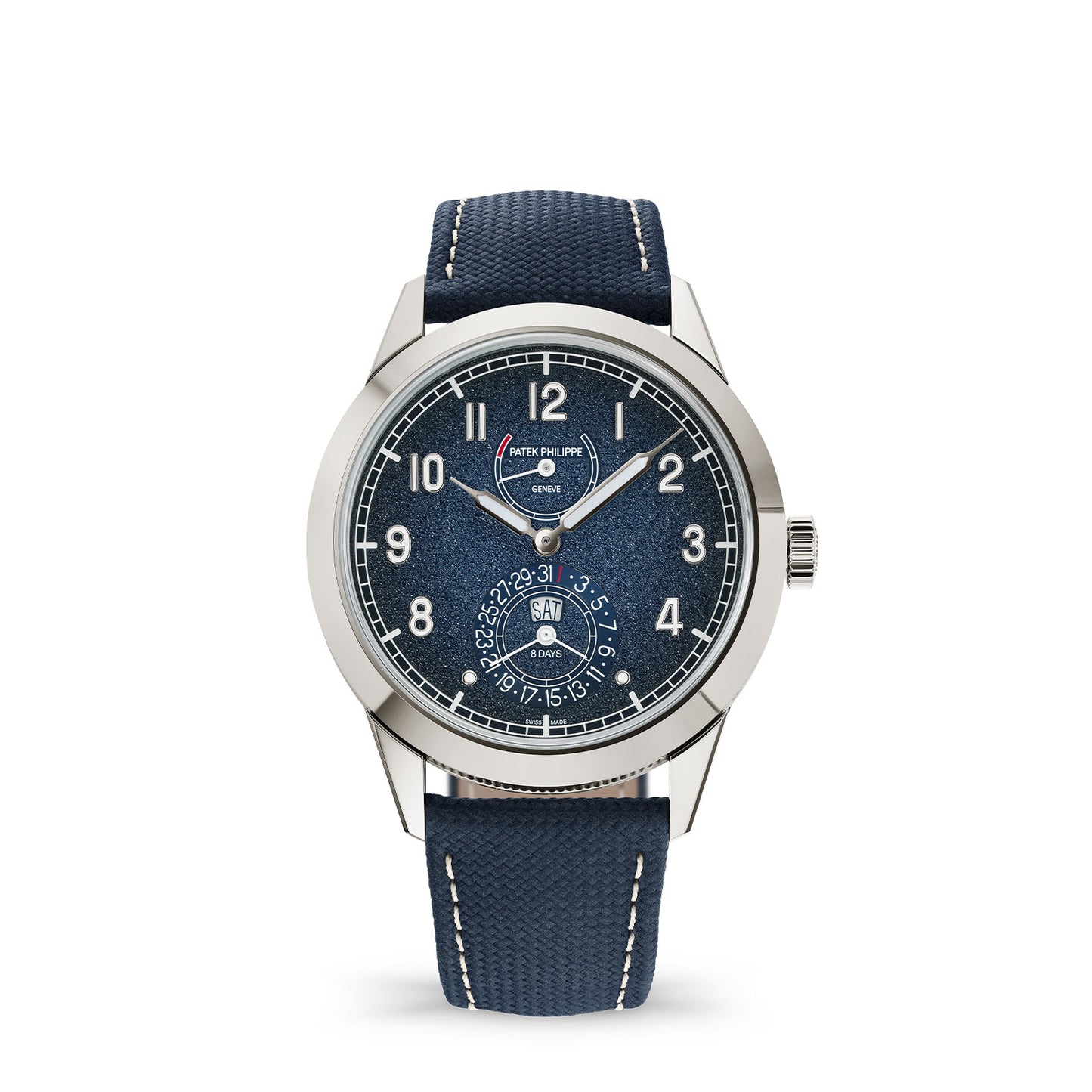 Complications Calatrava 8-Day Power Reserve & Instantaneous Day & Date 5328G-001 simple Pursuit