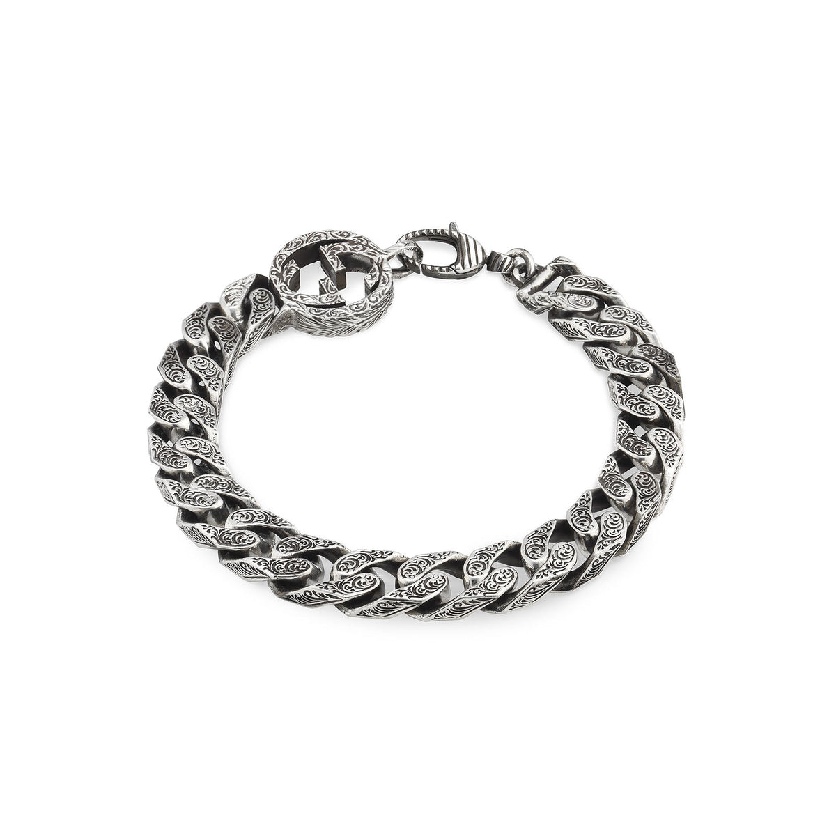Gucci Interlocking Silver Chain Bracelet variant Pursuit
