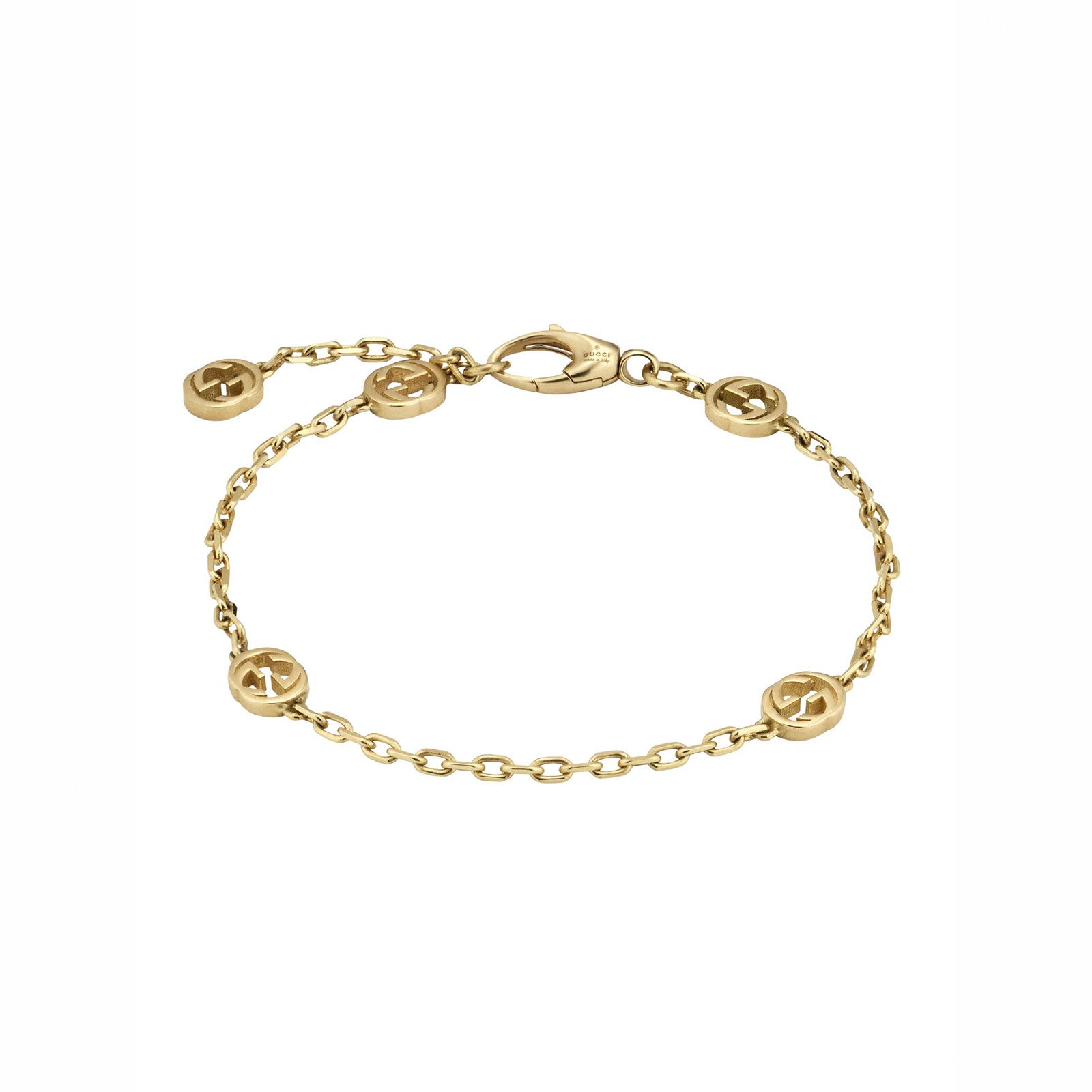 Gucci Interlocking 18ct Yellow Gold Bracelet variant Pursuit