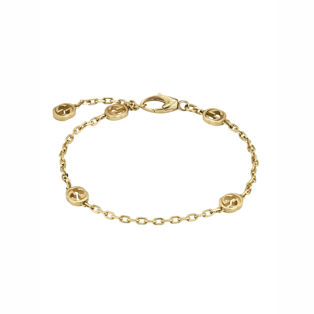 Gucci Interlocking 18ct Yellow Gold Bracelet variant Pursuit