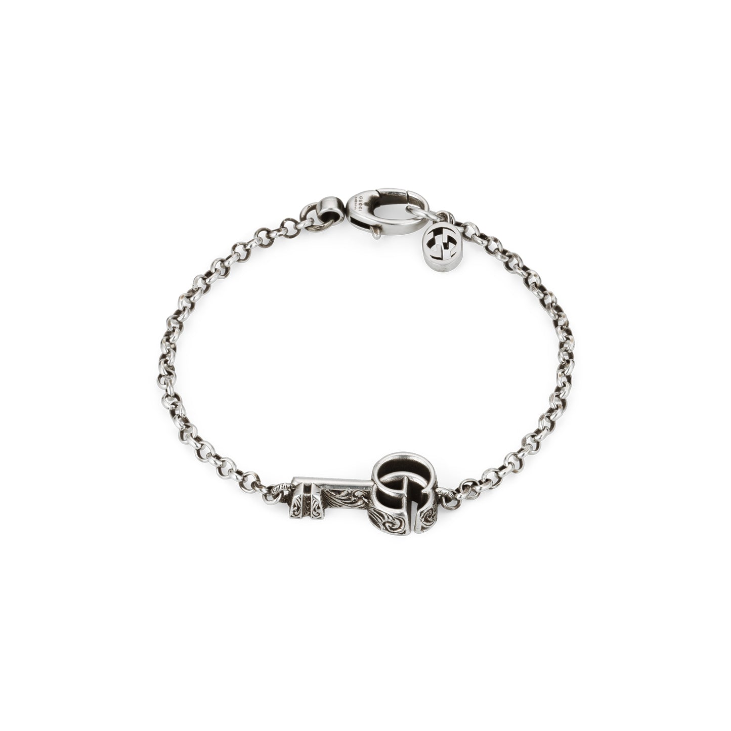 GG Marmont Silver Double G Key Bracelet variant Pursuit