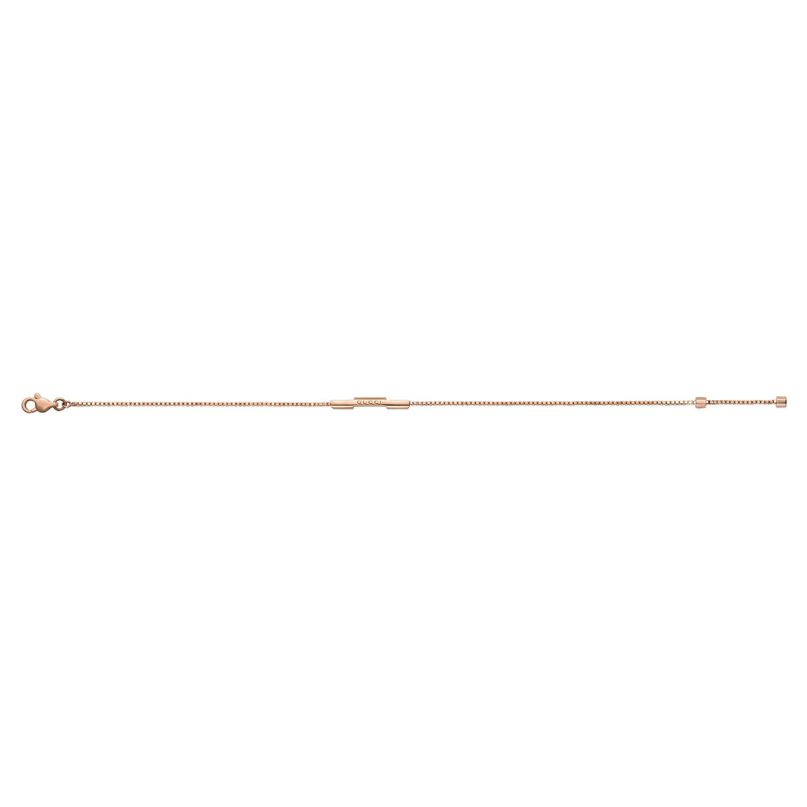 Gucci Link To Love 18ct Rose Gold Bracelet with 'Gucci' Bar variant Pursuit
