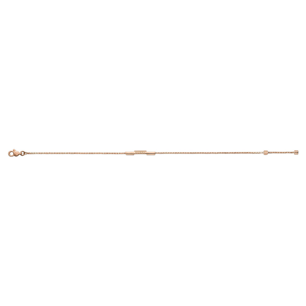 Gucci Link To Love 18ct Rose Gold Bracelet with 'Gucci' Bar variant Pursuit