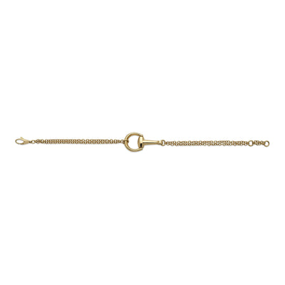Gucci Horsebit 18ct Yellow Gold Chain Bracelet variant Pursuit