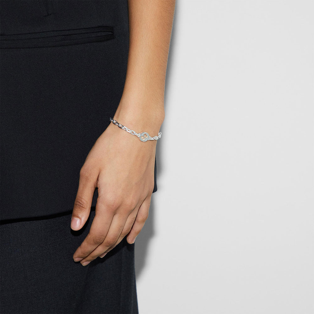 Gucci Interlocking Silver Chain Bracelet variant Pursuit