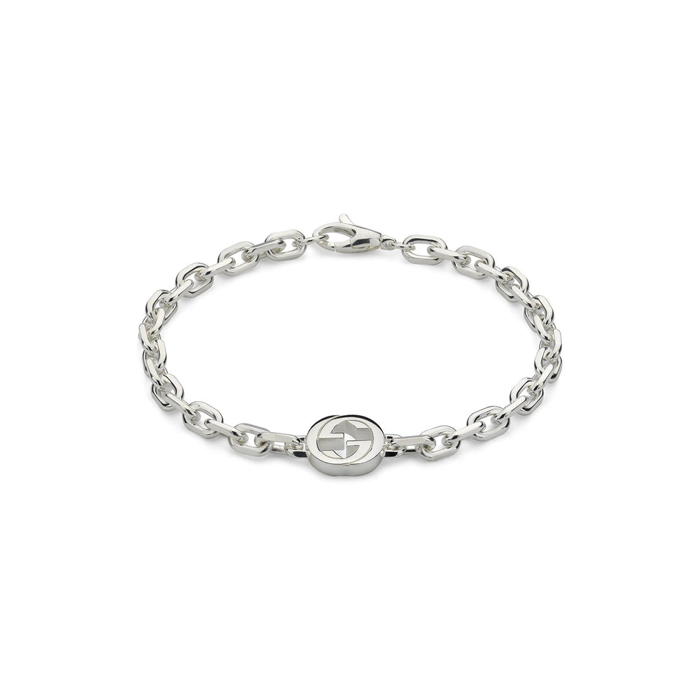 Gucci Interlocking Silver Chain Bracelet variant Pursuit