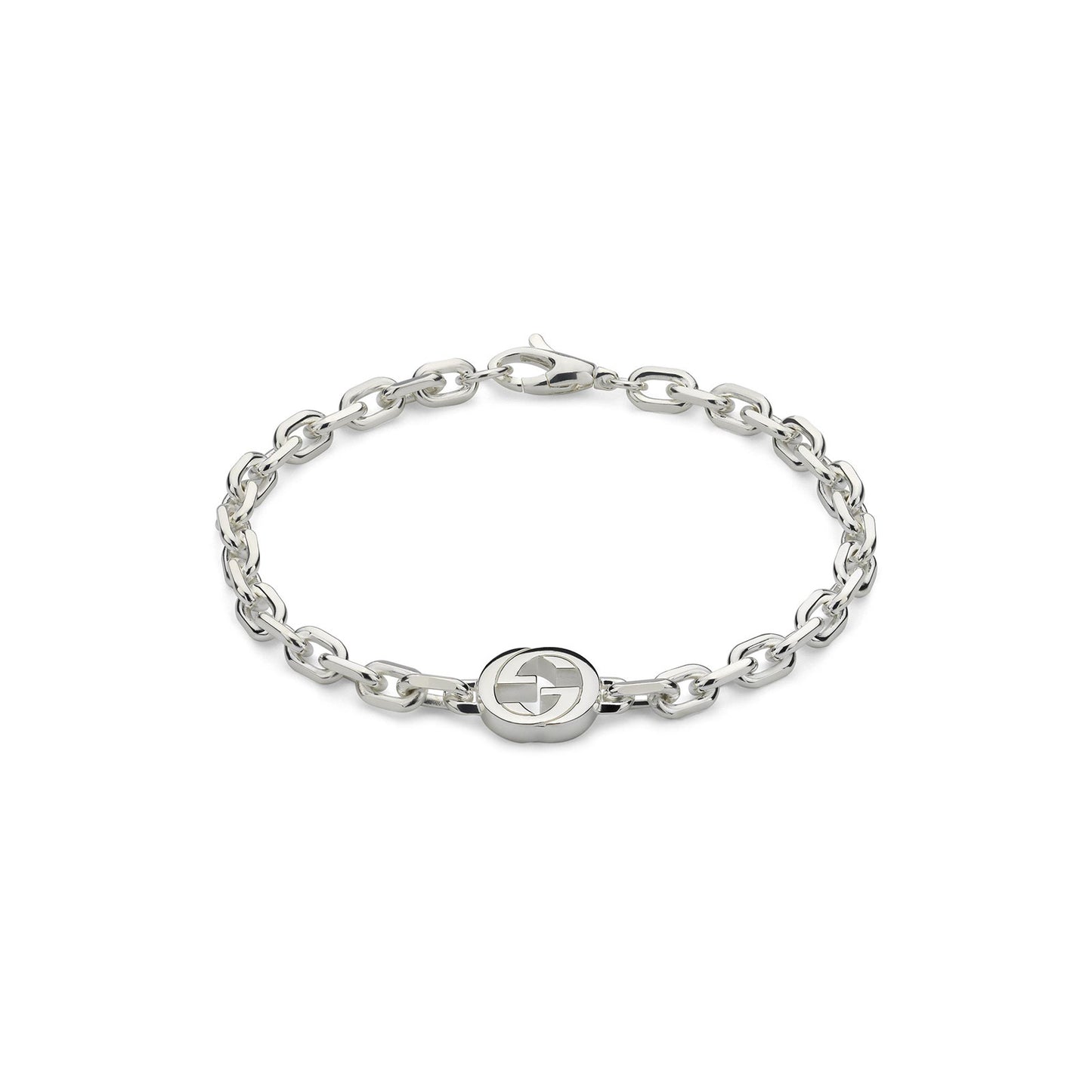 Gucci Interlocking Silver Chain Bracelet variant Pursuit