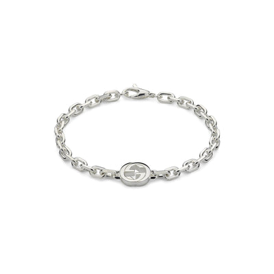 Gucci Interlocking Silver Chain Bracelet variant Pursuit