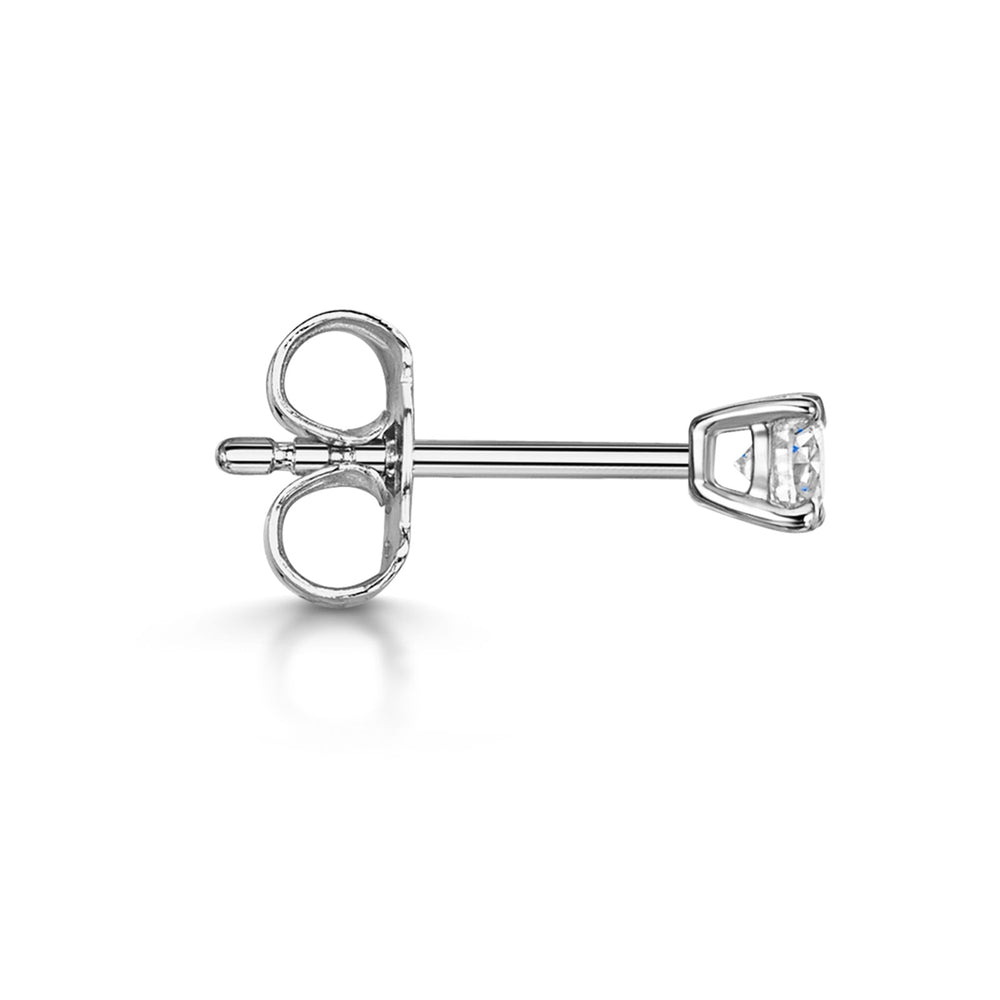 18ct White Gold Diamond Stud Earrings 0.25ct simple Pursuit